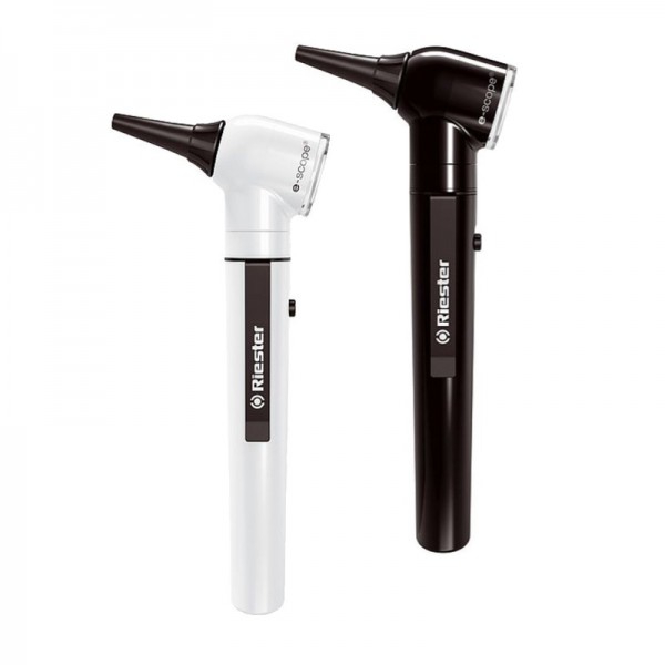 Riester e-scope otoscope, direct illumination, empty 2.7V in bag (two colors available)